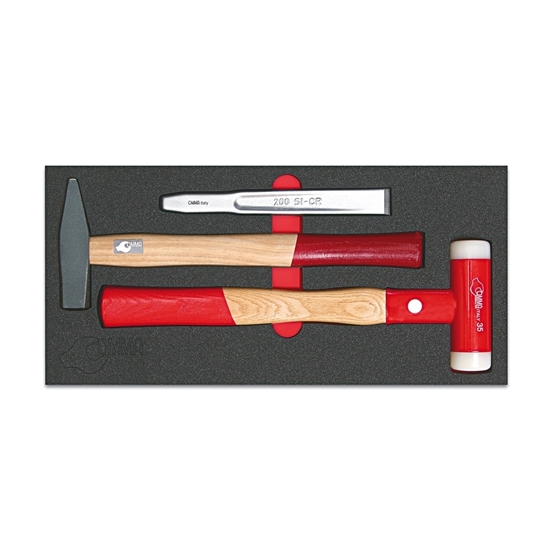 Modulo martello, mazzuola, scalpello